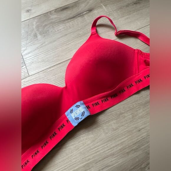 PINK Victoria’s Secret Lightly Lined Wireless Bra Size 34D - Picture 6 of 8